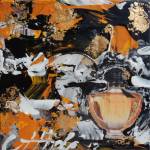 Collage, Acryl auf Leinwand, 14/14