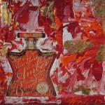 Collage, Acryl auf Leinwand, 20/20