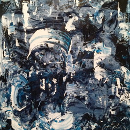 2019 COOLNESS, Acryl auf Leinwand, 100x100