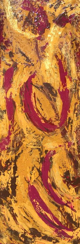 2019 NOSTALGIE, Acryl auf Leinwand, 120x40