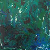 THINK INTO, Acryl auf Leinwand, 100/100