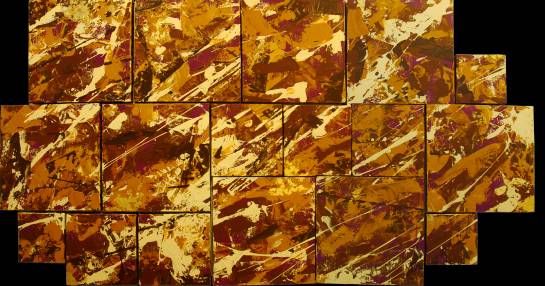 SCHATTEN DER LEIDENSCHAFT, Acryl auf Leinwand, 160/90