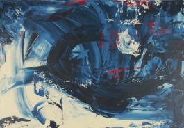 DIE WELLE, Acryl auf Leinwand, 100/70