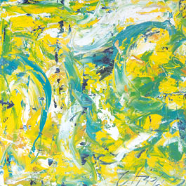 SUMMERLY, Acryl auf Leinwand, 120 x 120