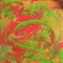 Powerful, Acryl auf Leinwand, 2X 60/60