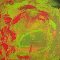 Powerful, Acryl auf Leinwand, 2X 60/60