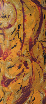 INTENSITY, Acryl auf Leinwand, 200 x 80