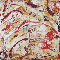 CAN CAN, Acryl auf Leinwand, 120 x 120