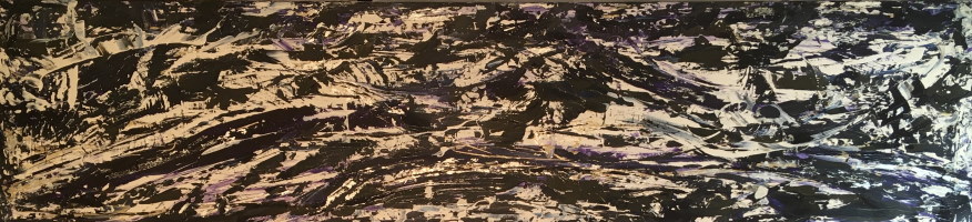 2016 Diva, Acryl auf Leinwand, 220x50