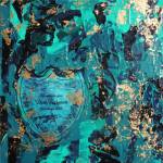 Collage, Acryl auf Leinwand, 20/20
